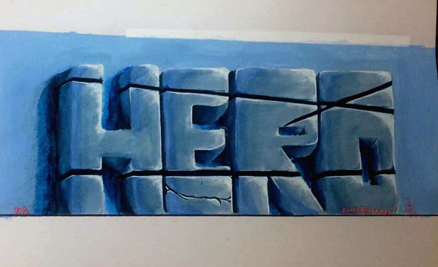 Graffiti Wall - Photo by NiS16 - graff, graffiti, bombing (2018)