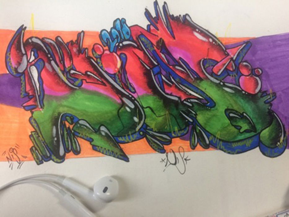 Graffiti Sketch - Photo by NiS16 - graffiti, graff, graffitisketch (2018)