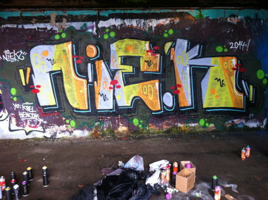 Graffiti Wall - Photo by NiekOne (2014)
