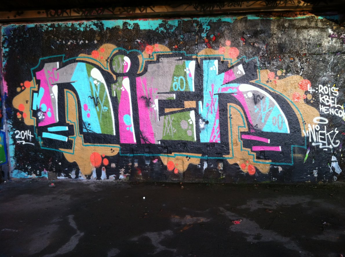 Graffiti Wall - Photo by NiekOne (2014)