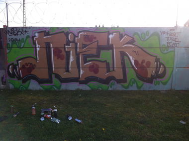 Graffiti Wall - Photo by NiekOne - Niek, 2014, Hall (2014)