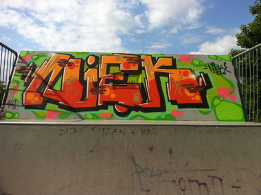 Graffiti Wall - Photo by NiekOne - Niek, 2014, Skaterplatz (2014)