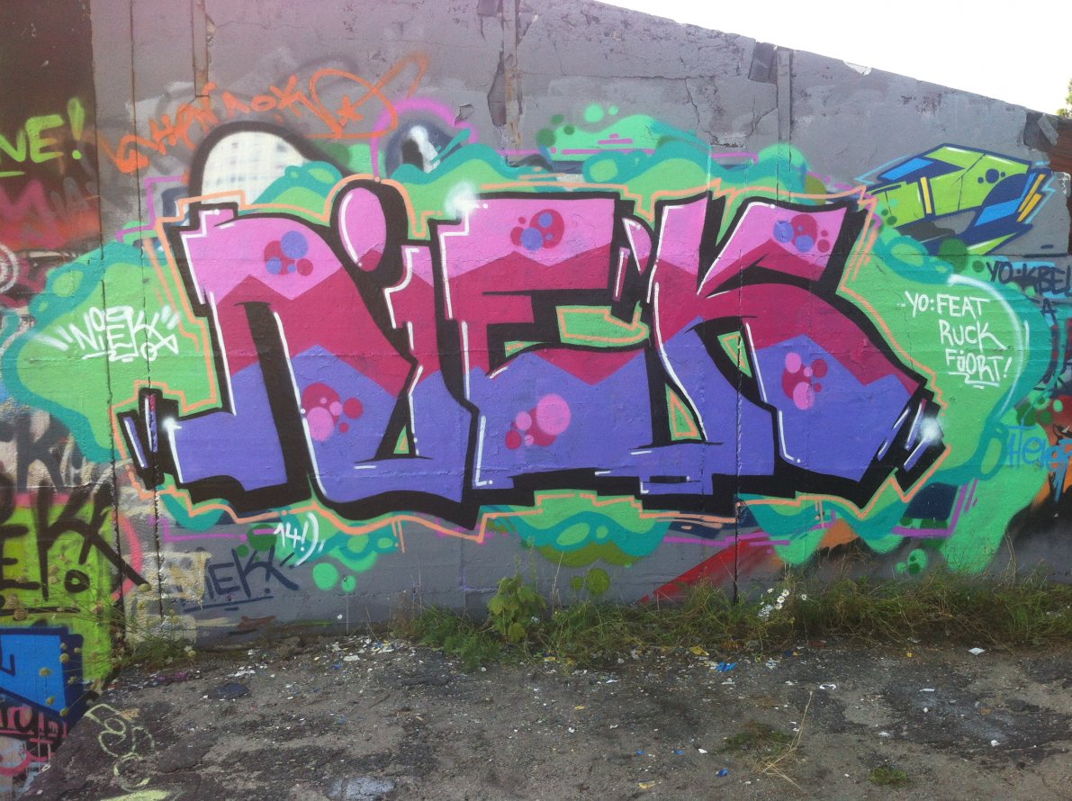 Graffiti Wall - Photo by NiekOne - Niek, 2014, Hall (2014)