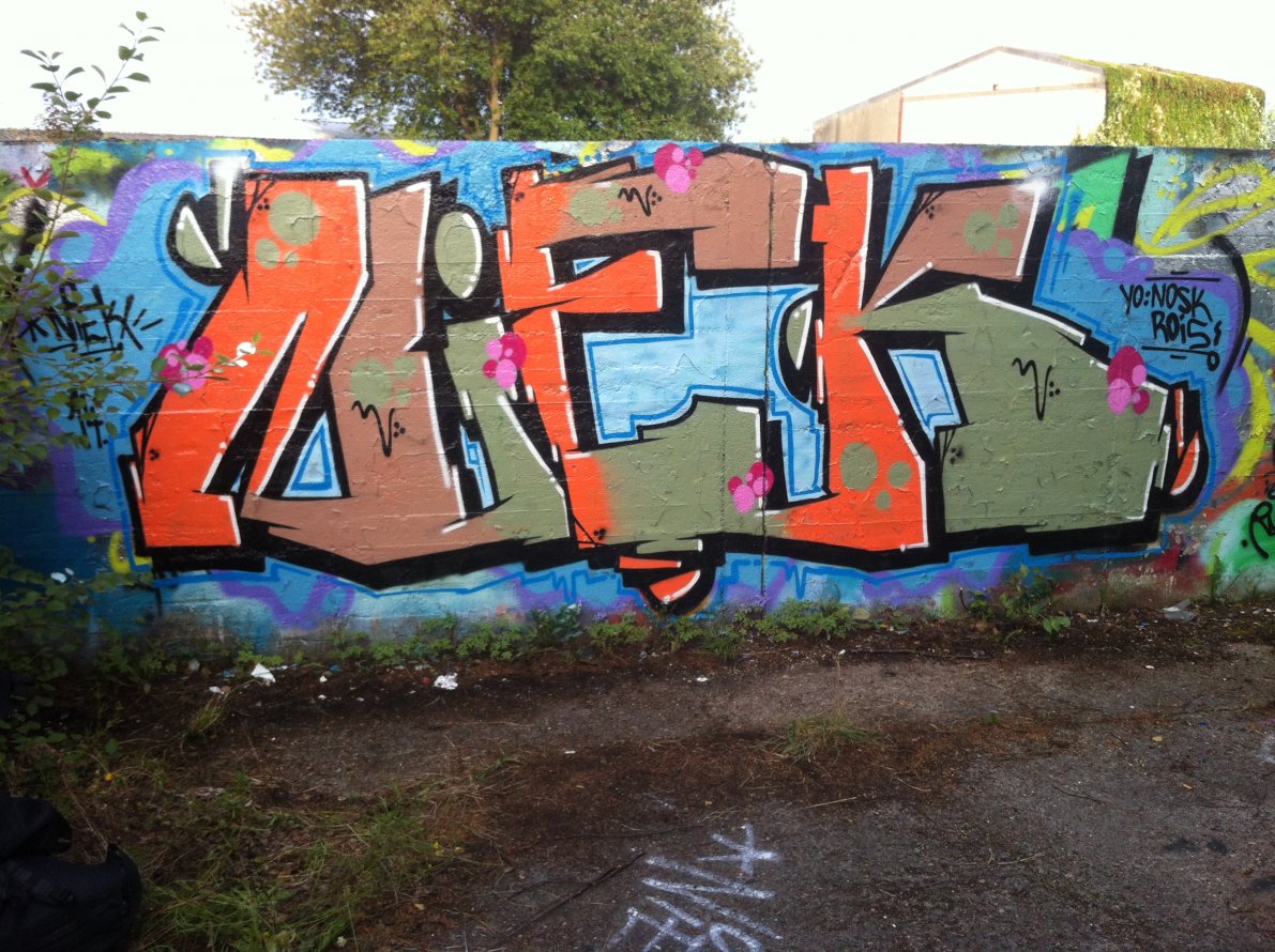 Graffiti Wall - Photo by NiekOne - Niek, 2014, Hall (2014)