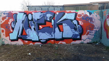 Graffiti Wall - Photo by NiekOne - Niek, 2015, Hall (2015)