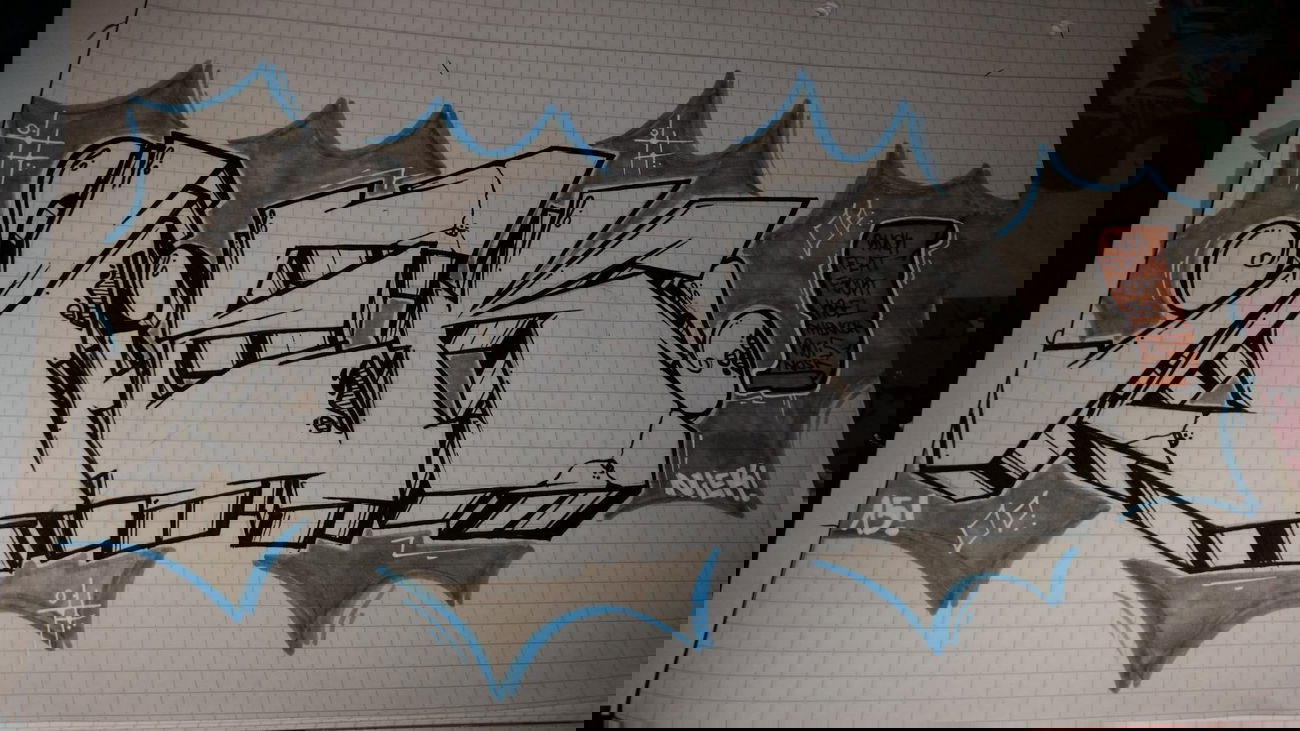 Graffiti Sketch - Photo by NiekOne - Niek, Sketch, 2015 (2015)