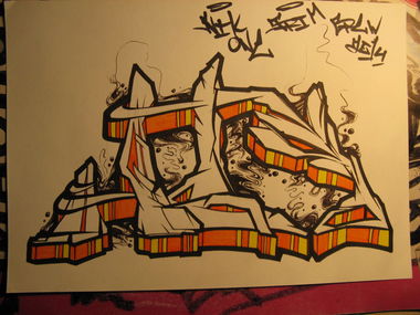 Graffiti Sketch - Photo by Niktrimm123456789