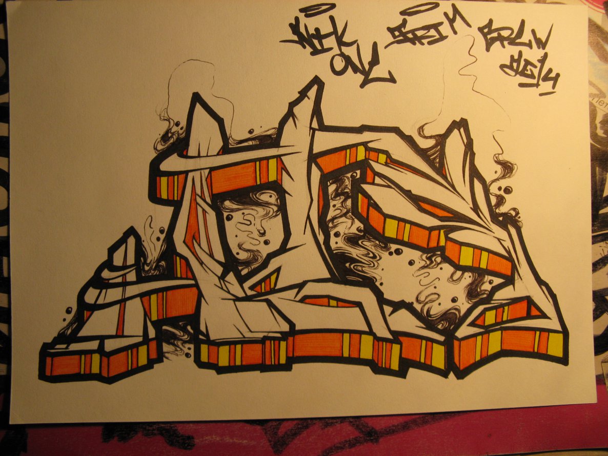 Graffiti Sketch - Photo by Niktrimm123456789