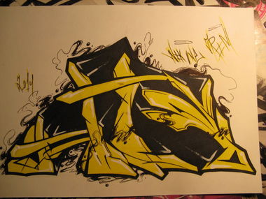 Graffiti Sketch - Photo by Niktrimm123456789