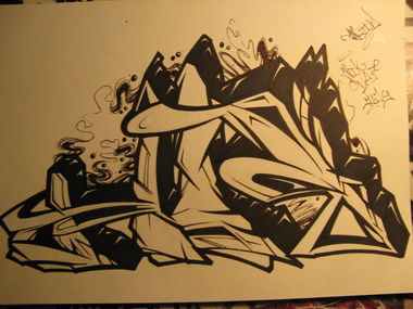 Graffiti Sketch - Photo by Niktrimm123456789