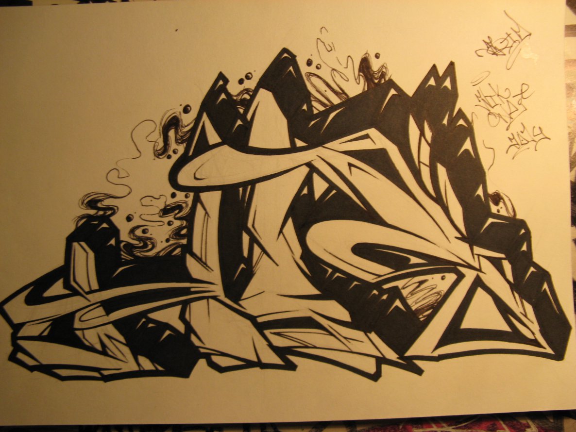 Graffiti Sketch - Photo by Niktrimm123456789