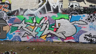 Graffiti Wall - Photo by NildbliN