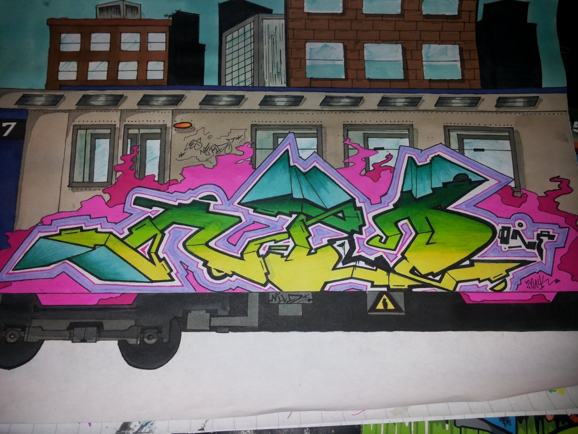 Graffiti Sketch - Photo by NildbliN (2014)