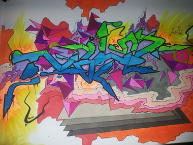 Graffiti Sketch - Photo by NildbliN (2014)