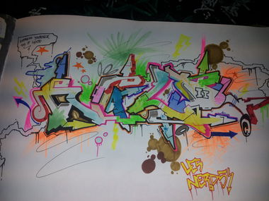 Graffiti Sketch - Photo by NildbliN (2013)