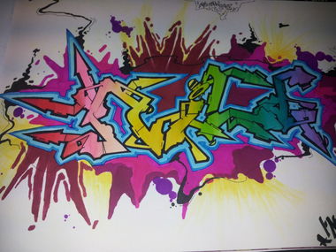 Graffiti Sketch - Photo by NildbliN (2013)