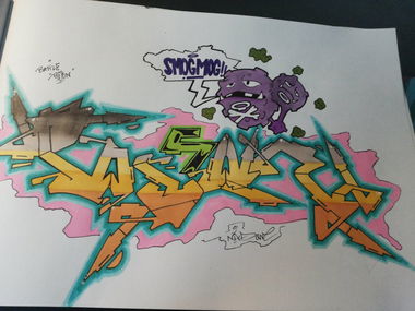 Graffiti Sketch - Photo by NildbliN (2014)