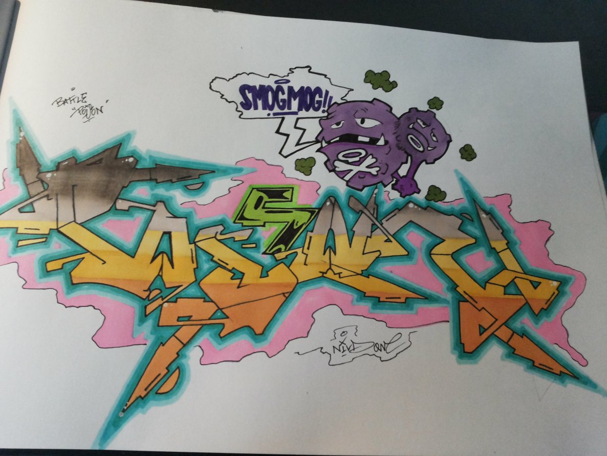 Graffiti Sketch - Photo by NildbliN (2014)