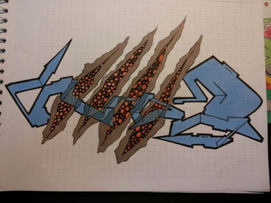 Graffiti Sketch - Photo by NildbliN