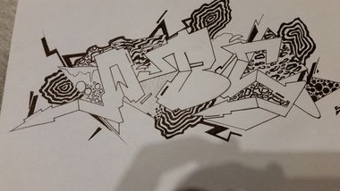 Graffiti Sketch - Photo by NildbliN (2015)