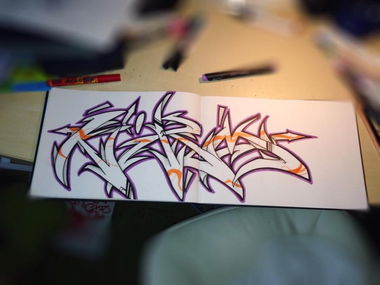 Graffiti Sketch - Photo by Nipl145