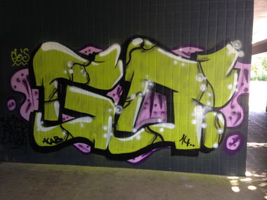 Graffiti Bombing in Gelsenkirchen - Photo by Niso715er - GoCrew (2014)