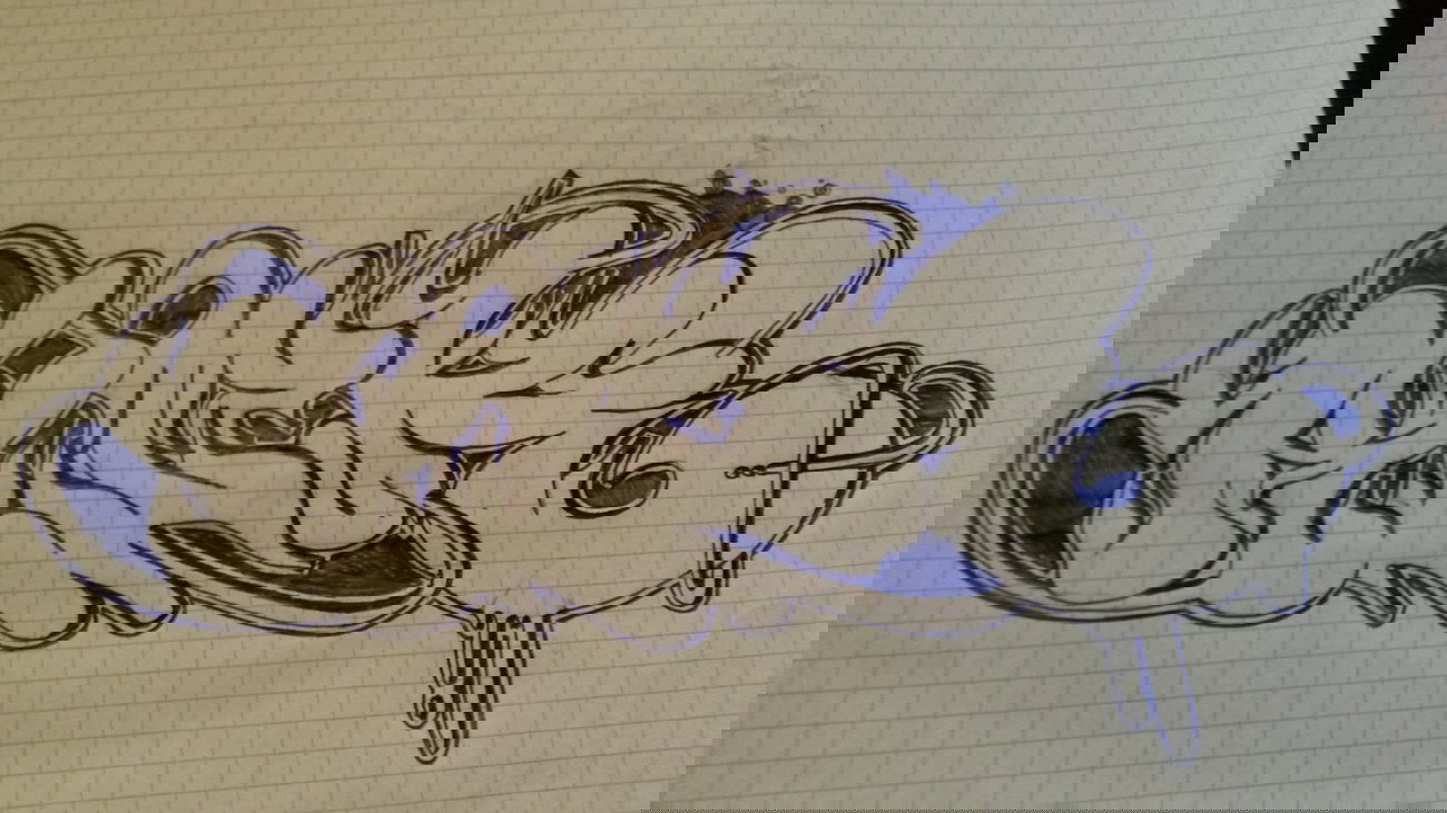 Graffiti Sketch - Photo by NoRiskNoFun - RSK (2014)