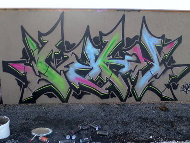 Graffiti Wall - Photo by Noah