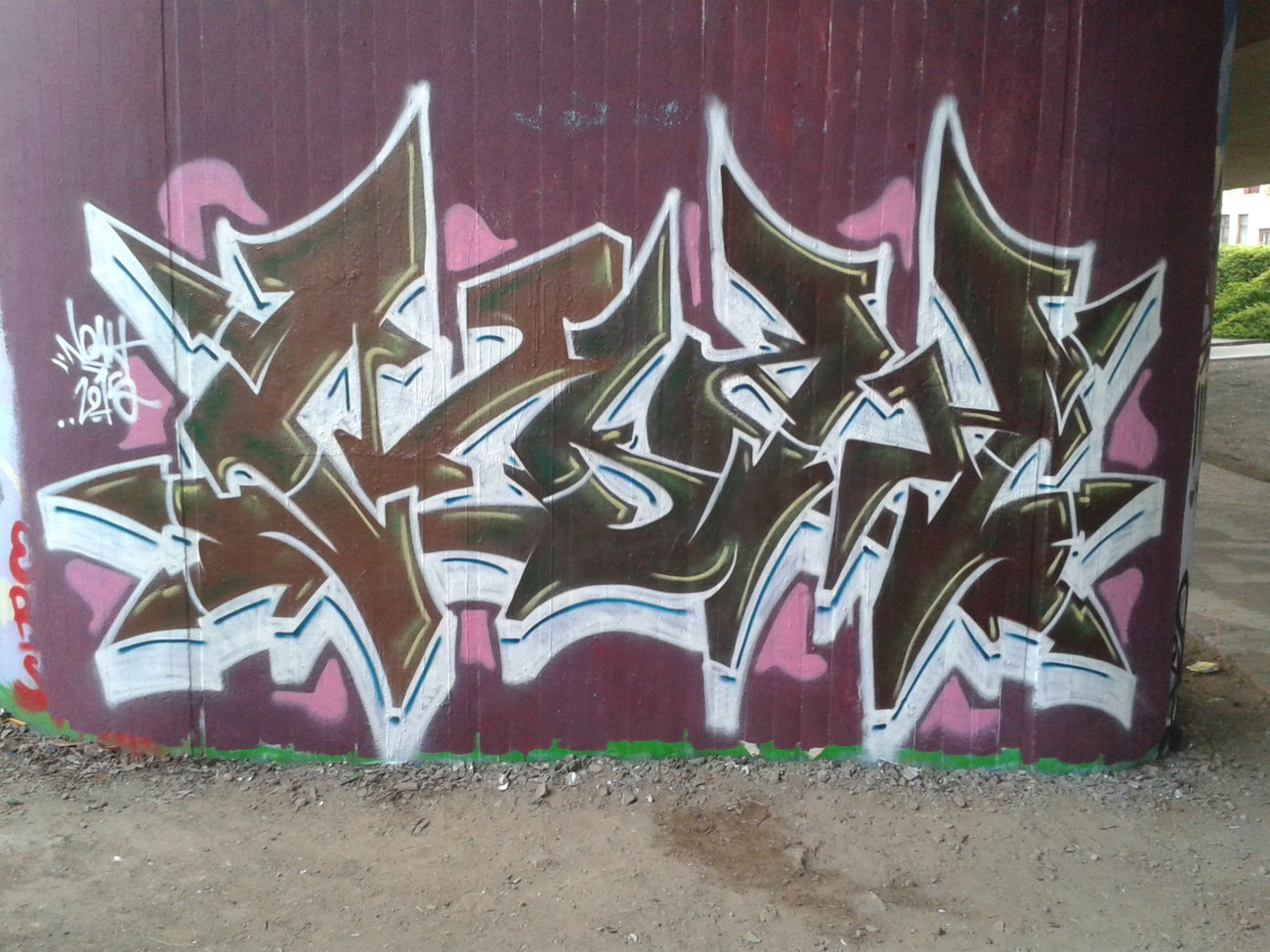 Graffiti Wall - Photo by Noah