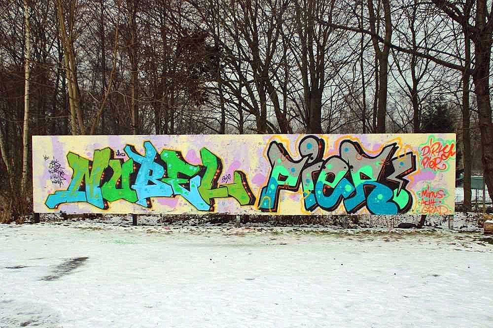 Graffiti Wall - Photo by Nobel - Nobel, und, Pier