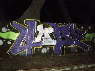 Graffiti Bombing - Photo by Nobel - nobe