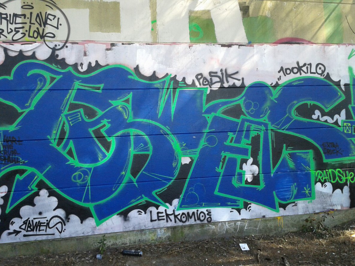 Graffiti Wall - Photo by NobodyKnows - BBWEIS