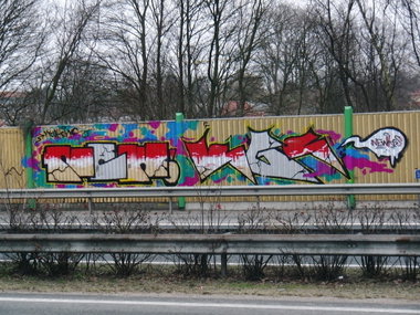 Graffiti Bombing - Photo by NobodyKnows