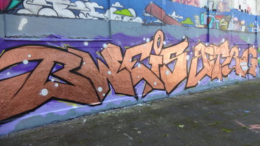 Graffiti Wall - Photo by NobodyKnows - Bweis, Btrug, bielefeld (2014)