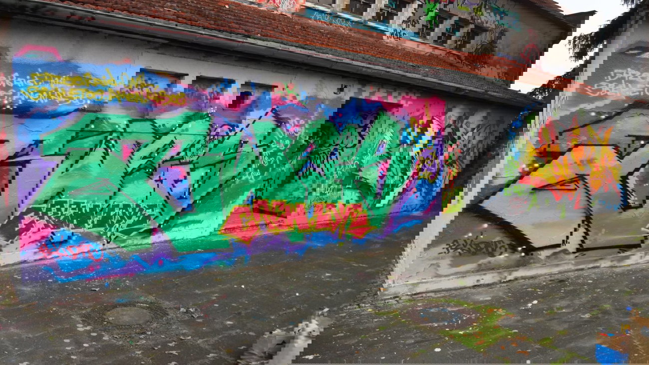 Graffiti Wall - Photo by NobodyKnows - Bweis, Bielefeld, Crew (2014)