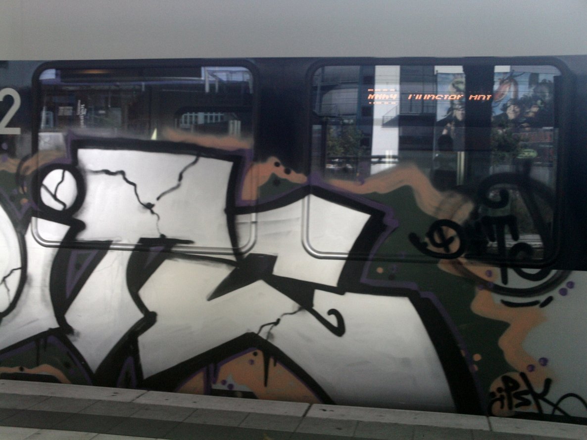 Graffiti Train - Photo by NobodyKnows - DITC, PSK, Bielefeld