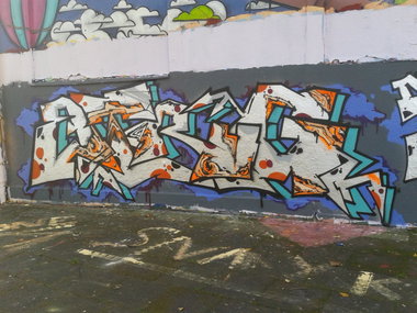 Graffiti Wall - Photo by NobodyKnows - Btrug, Ditc, Bielefeld