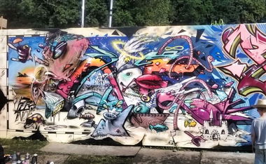 Graffiti Wall - Photo by NoeOnePMZ - noe, ples, pmz
