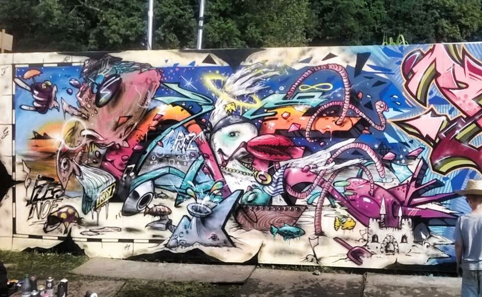 Graffiti Wall - Photo by NoeOnePMZ - noe, ples, pmz