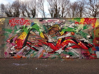 Graffiti Wall - Photo by NoeOnePMZ - noe, ples, pmz