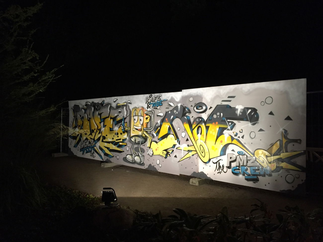 Graffiti Wall - Photo by NoeOnePMZ - noe, rafe, pmz