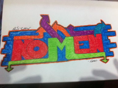 Graffiti Sketch - Photo by Nomen