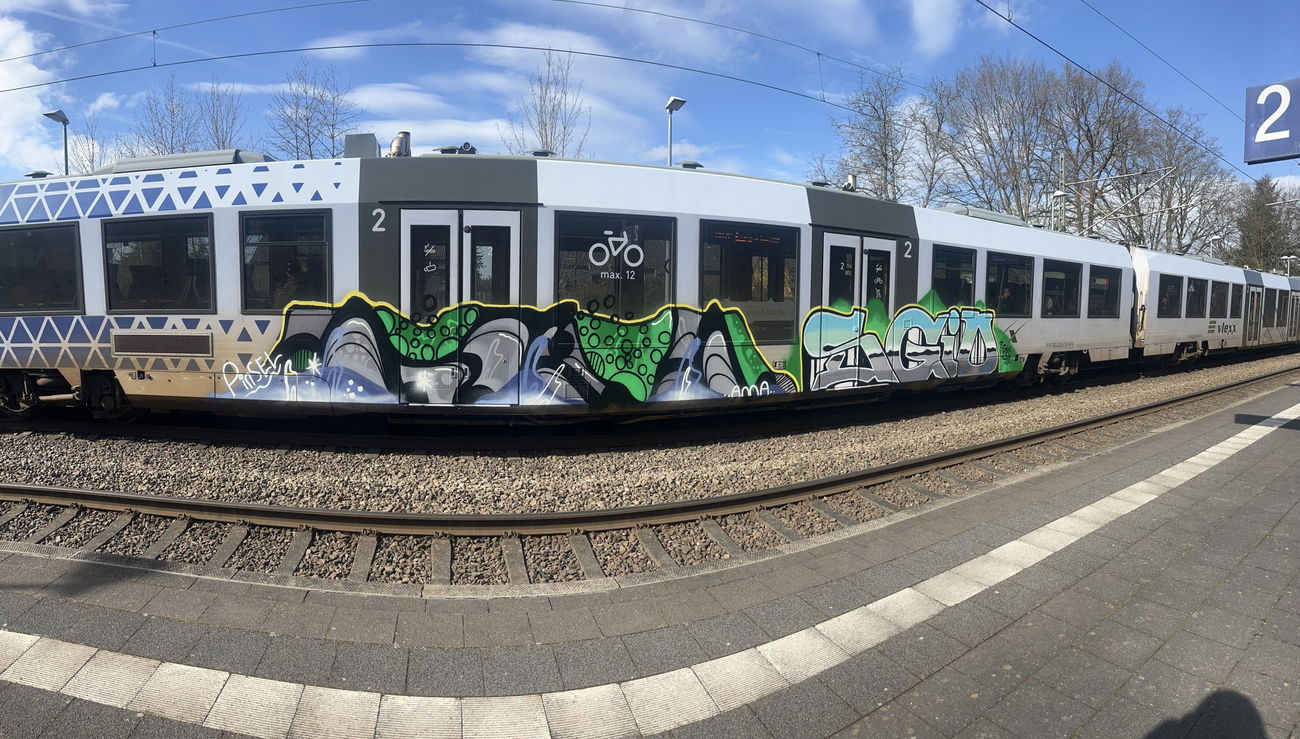 Graffiti Train - Photo by Nonamenoname - Sgio, Nikon (2024)