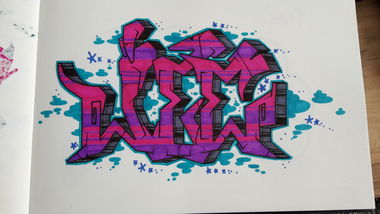 Graffiti Sketch - Photo by Nordpark