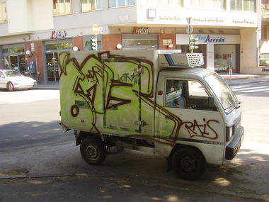 Graffiti Bombing - Photo by Nordpark