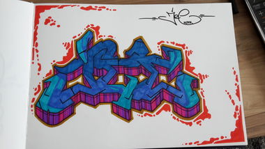Graffiti Sketch - Photo by Nordpark