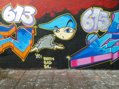 Graffiti Wall - Photo by Nordpark - Jee613, Joe615