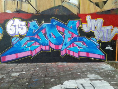 Graffiti Wall - Photo by Nordpark - Joe615, JM, NTV