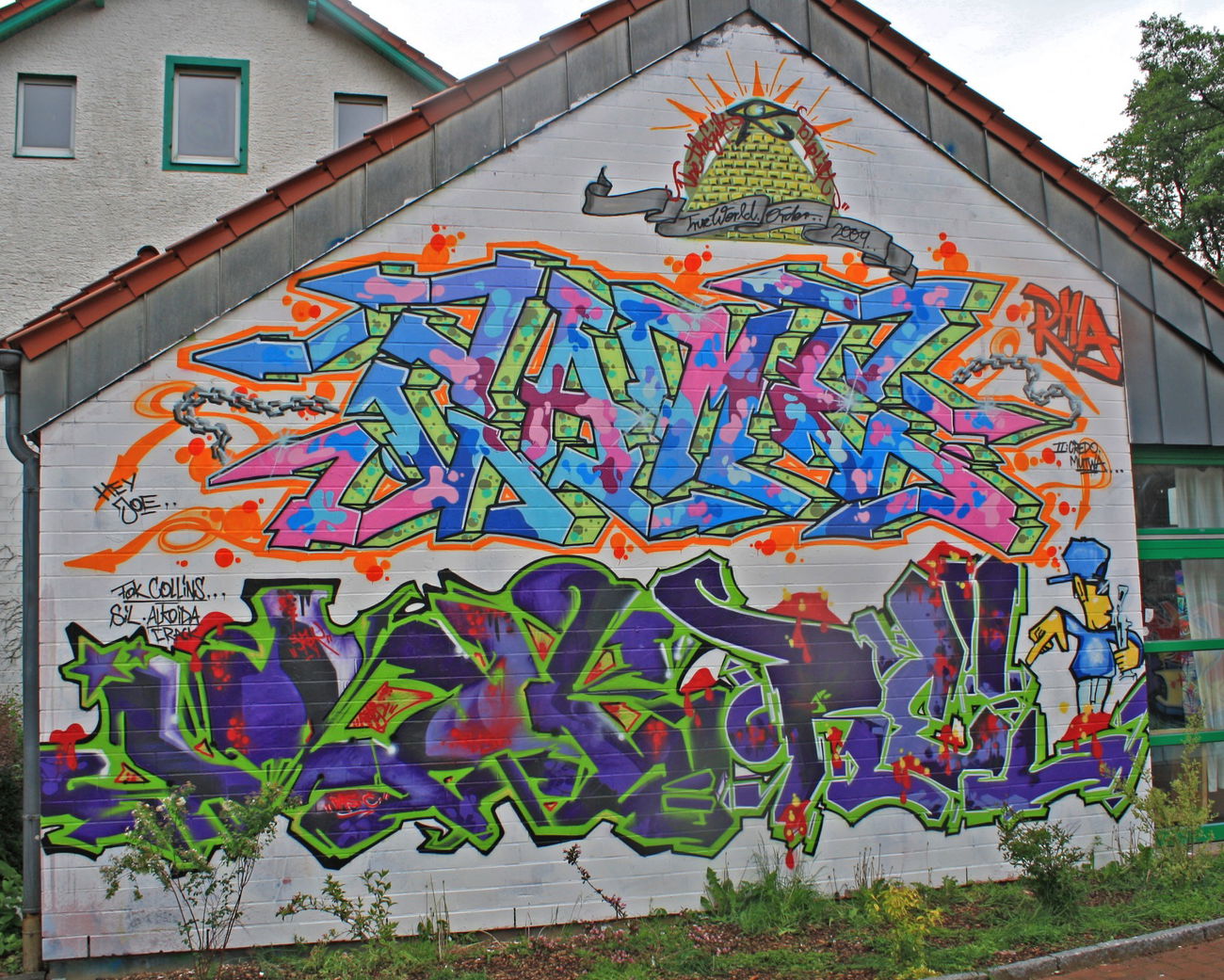 Graffiti Wall - Photo by Nordpark - JroK, REL, 613crew