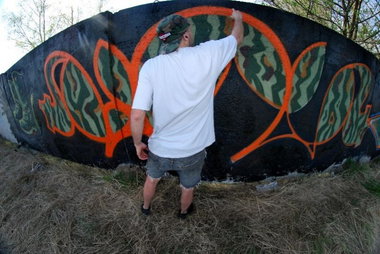 Graffiti Wall in Schelkovo - Photo by Notes